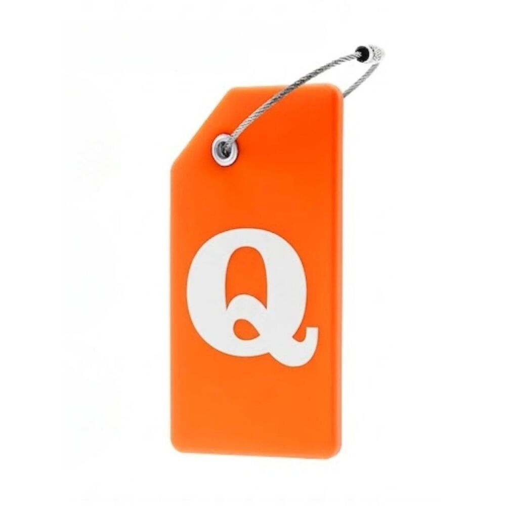 Gostwo Neon Orange Luggage Tags Set Of 2